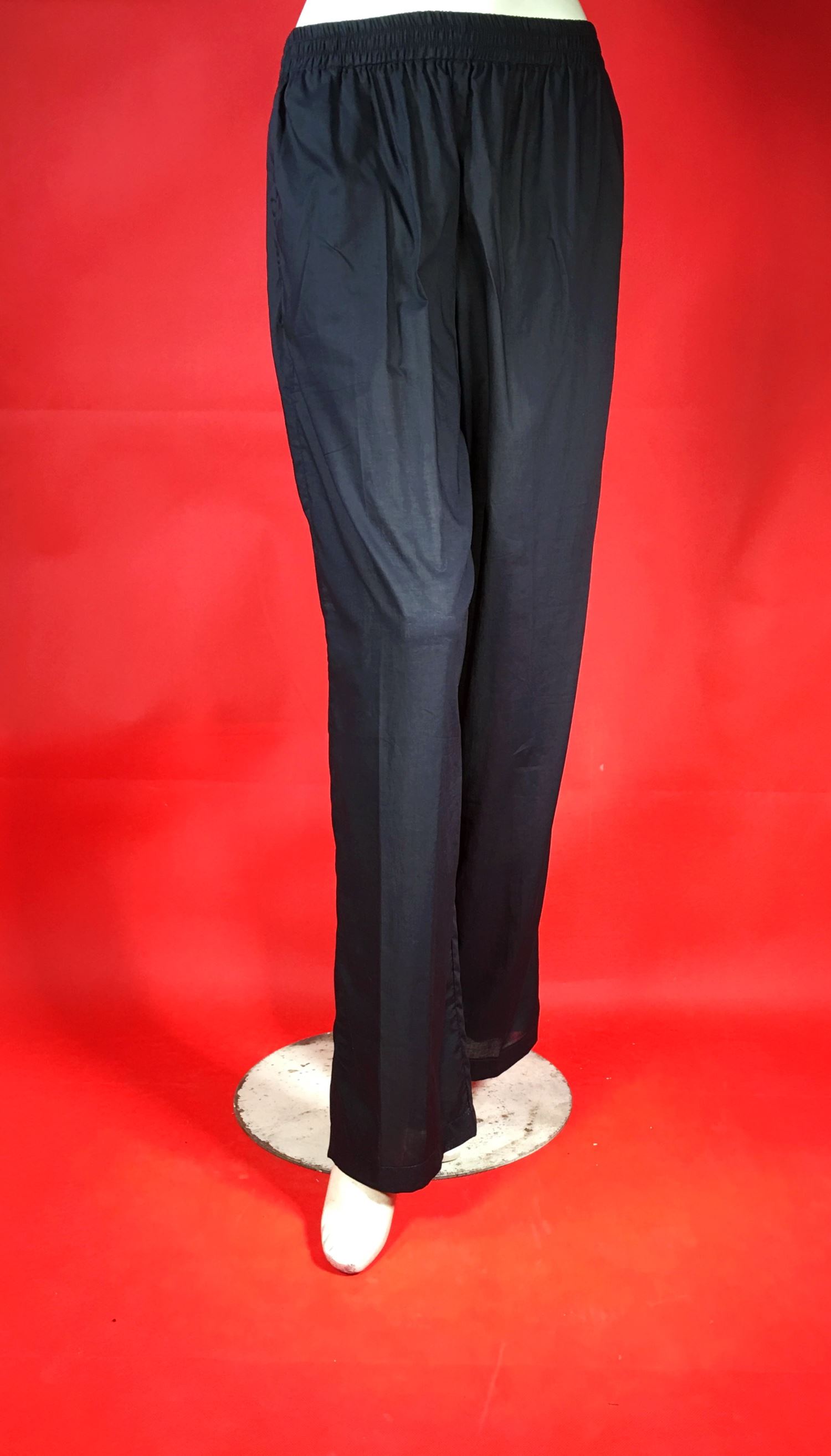 C-10平口功夫褲(高級88棉)黑色(台灣製)