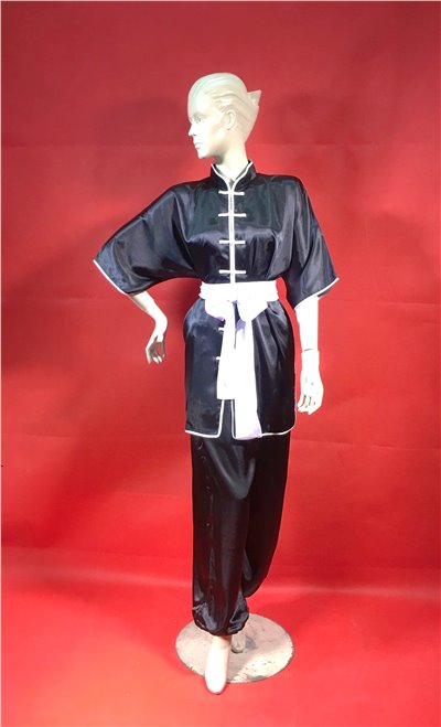 X-01腰帶(長270公分)雙面(紗鈿布)白色(台灣製造)