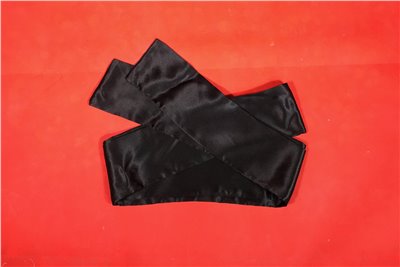 X-11腰帶(長270公分)雙面(紗鈿布)黑色(台灣製造)